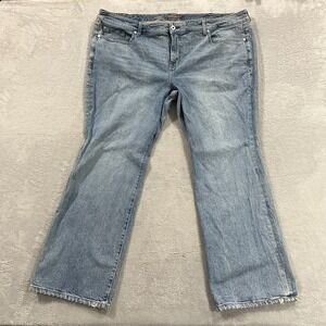 Torrid Jeans Womens 26R‎ Mid Rise Slim Boot Cut Southwestern Festival Cowgirl